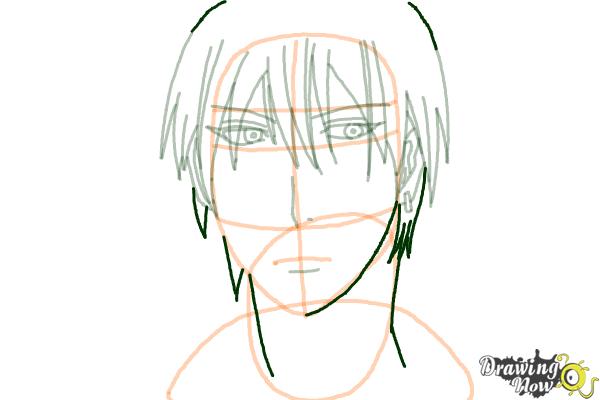 How to Draw Ryota Kise from Kuroko'S Basketball - Step 7