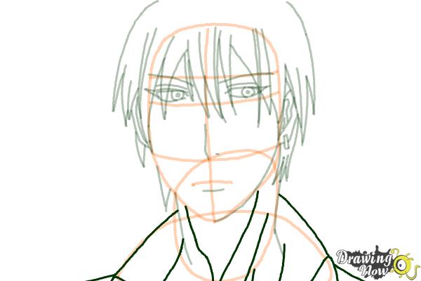 How to Draw Ryota Kise from Kuroko'S Basketball - Step 8