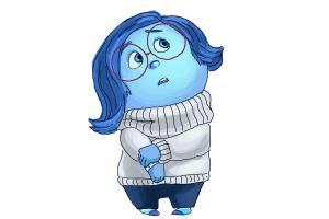 How to Draw Sadness from Inside Out