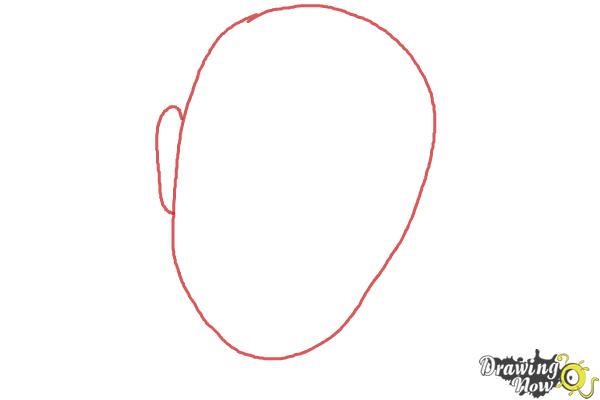 How to Draw Sean Connery - Step 1 How to Draw Sean Connery - Step 1