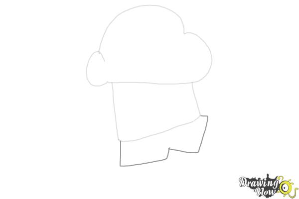 How to Draw Shin-chan (Shinnosuke Nohara from Crayon Shin Chan) - Step 3 How to Draw Shin-chan (Shinnosuke Nohara from Crayon Shin Chan) - Step 3