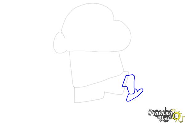 How to Draw Shin-chan (Shinnosuke Nohara from Crayon Shin Chan) - Step 4 How to Draw Shin-chan (Shinnosuke Nohara from Crayon Shin Chan) - Step 4