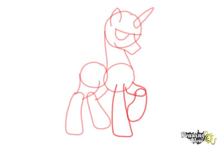 How to draw Shining Armor from My Little Pony Friendship is Magic - Step 5 How to draw Shining Armor from My Little Pony Friendship is Magic - Step 5