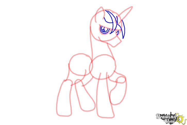 How to draw Shining Armor from My Little Pony Friendship is Magic - Step 6 How to draw Shining Armor from My Little Pony Friendship is Magic - Step 6