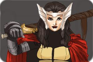 How to Draw Sif from Marvel