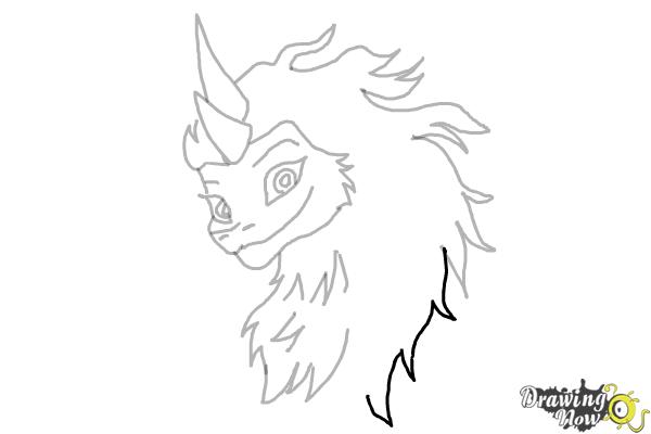 How to Draw Sisu - Raya and the Last Dragon - Step 10 How to Draw Sisu - Raya and the Last Dragon - Step 10