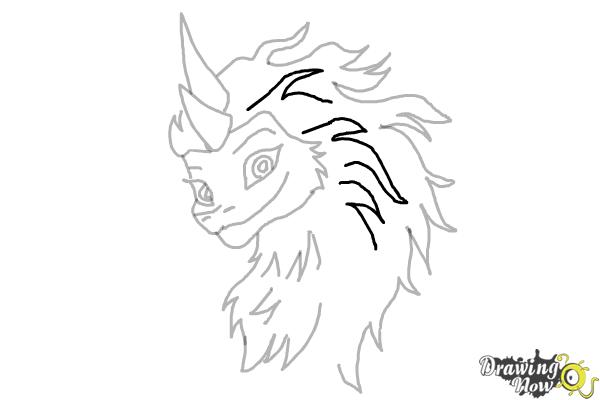 How to Draw Sisu - Raya and the Last Dragon - Step 11 How to Draw Sisu - Raya and the Last Dragon - Step 11
