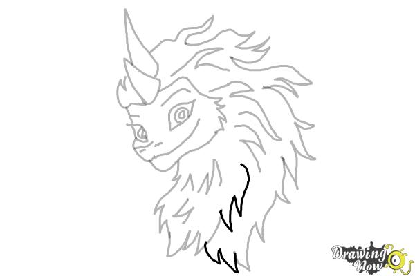 How to Draw Sisu - Raya and the Last Dragon - Step 12 How to Draw Sisu - Raya and the Last Dragon - Step 12