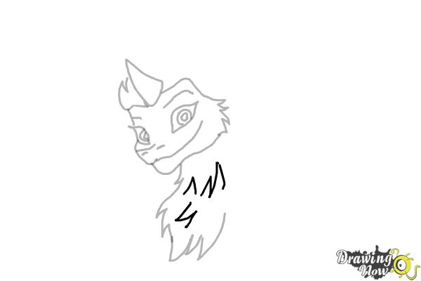 How to Draw Sisu - Raya and the Last Dragon - Step 7 How to Draw Sisu - Raya and the Last Dragon - Step 7