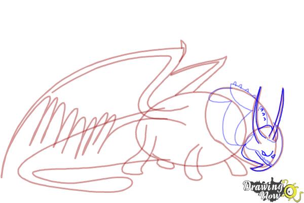 How to Draw Skullcrusher from How to Train Your Dragon 2 - Step 5 How to Draw Skullcrusher from How to Train Your Dragon 2 - Step 5