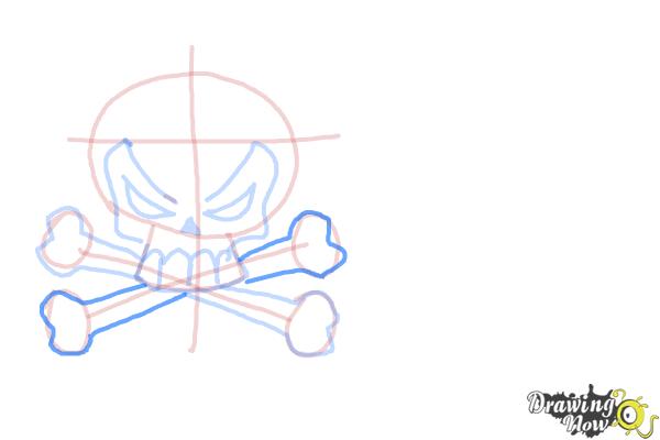 How to Draw Skulls - Step 8