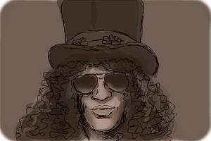 How to Draw Slash, Saul Hudson