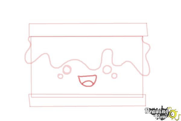 How to Draw Smores - Step 8 How to Draw Smores - Step 8