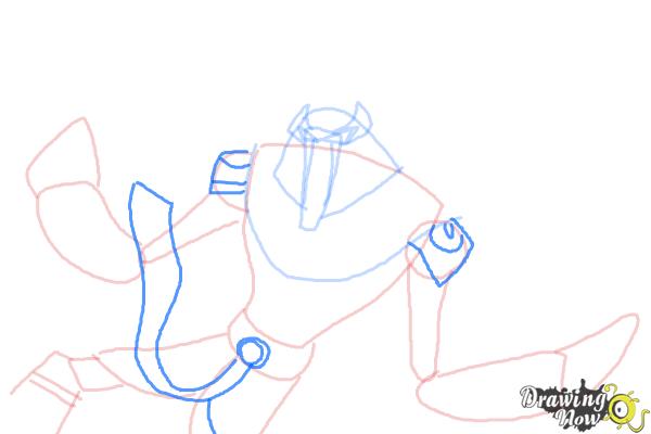 How to Draw Snare-Oh from Ben 10 Omniverse - Step 7 How to Draw Snare-Oh from Ben 10 Omniverse - Step 7