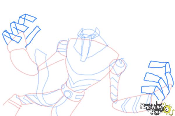 How to Draw Snare-Oh from Ben 10 Omniverse - Step 9 How to Draw Snare-Oh from Ben 10 Omniverse - Step 9