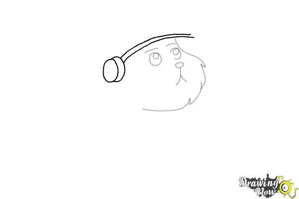How to Draw Snowball from Rick and Morty - Step 4 How to Draw Snowball from Rick and Morty - Step 4