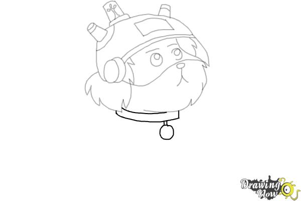 How to Draw Snowball from Rick and Morty - Step 8 How to Draw Snowball from Rick and Morty - Step 8
