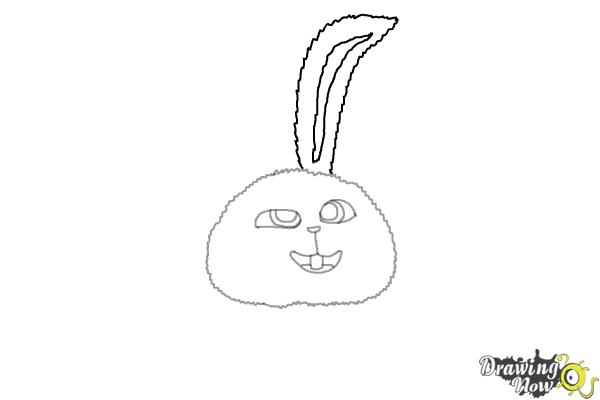 How to Draw Snowball from The Secret of Pets - Step 5 How to Draw Snowball from The Secret of Pets - Step 5