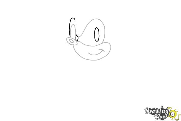 How to Draw Sonic the Hedgehog 2 - Step 4 How to Draw Sonic the Hedgehog 2 - Step 4
