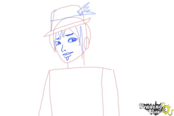 How to Draw Sparrow Hood The Son Of Robin Hood from Ever After High - Step 6