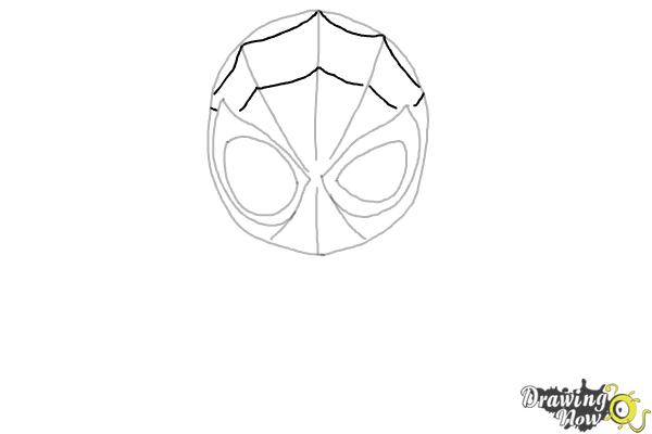 How to Draw Spider-Man: No Way Home - Step 5 How to Draw Spider-Man: No Way Home - Step 5