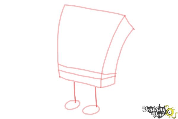 How to Draw Spongebob Step by Step - Step 5 How to Draw Spongebob Step by Step - Step 5