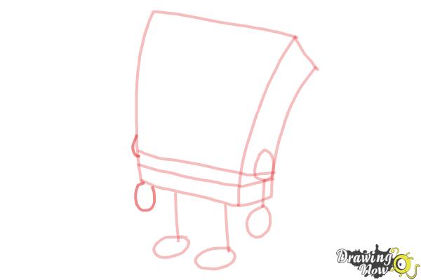 How to Draw Spongebob Step by Step - Step 7 How to Draw Spongebob Step by Step - Step 7
