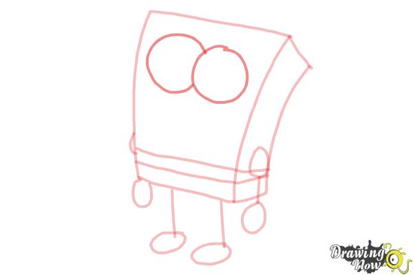 How to Draw Spongebob Step by Step - Step 8 How to Draw Spongebob Step by Step - Step 8