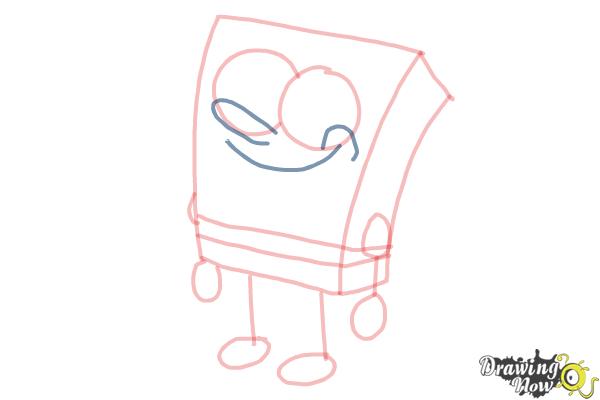 How to Draw Spongebob Step by Step - Step 9 How to Draw Spongebob Step by Step - Step 9