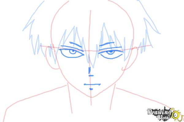 How to Draw Staz Charlie Blood from Blood Lad - Step 5 How to Draw Staz Charlie Blood from Blood Lad - Step 5