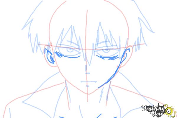 How to Draw Staz Charlie Blood from Blood Lad - Step 7 How to Draw Staz Charlie Blood from Blood Lad - Step 7
