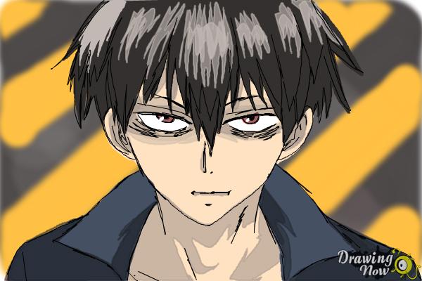How to Draw Staz Charlie Blood from Blood Lad - Step 9 How to Draw Staz Charlie Blood from Blood Lad - Step 9