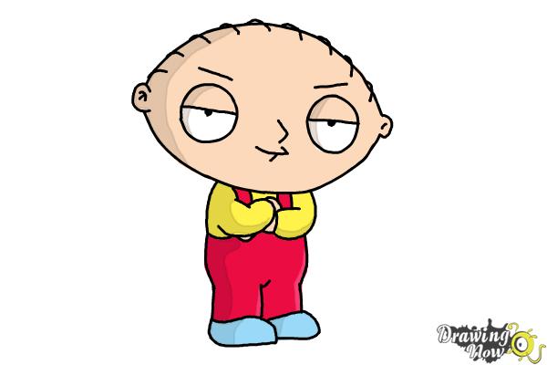 How to Draw Stewie Griffin - Step 10 How to Draw Stewie Griffin - Step 10