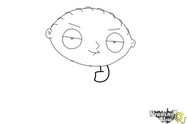 How to Draw Stewie Griffin - Step 6 How to Draw Stewie Griffin - Step 6