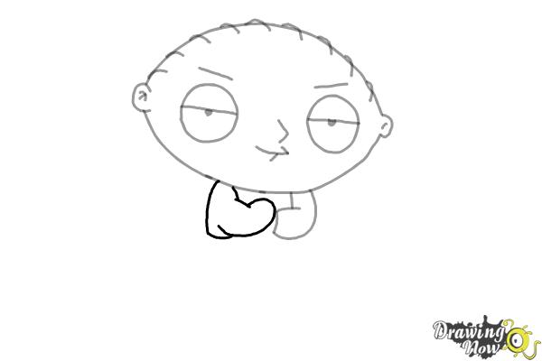 How to Draw Stewie Griffin - Step 7 How to Draw Stewie Griffin - Step 7