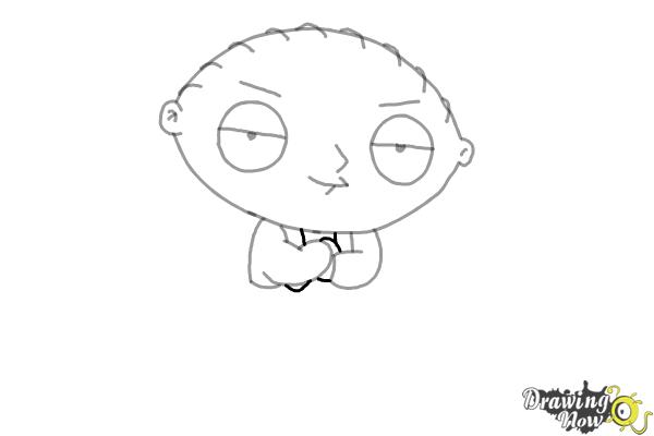 How to Draw Stewie Griffin - Step 8 How to Draw Stewie Griffin - Step 8