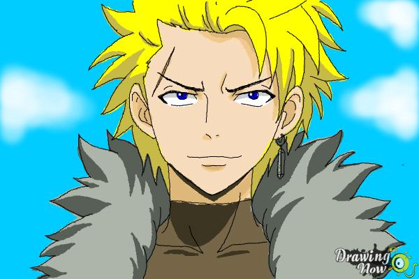 How to Draw Sting Eucliffe from Fairy Tail - Step 11