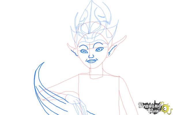 How to Draw Sugar Plum Fairy from Strange Magic - Step 9 How to Draw Sugar Plum Fairy from Strange Magic - Step 9