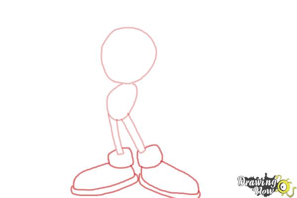 How to Draw Super Sonic - Step 3 How to Draw Super Sonic - Step 3