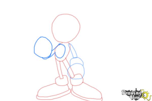 How to Draw Super Sonic - Step 5 How to Draw Super Sonic - Step 5