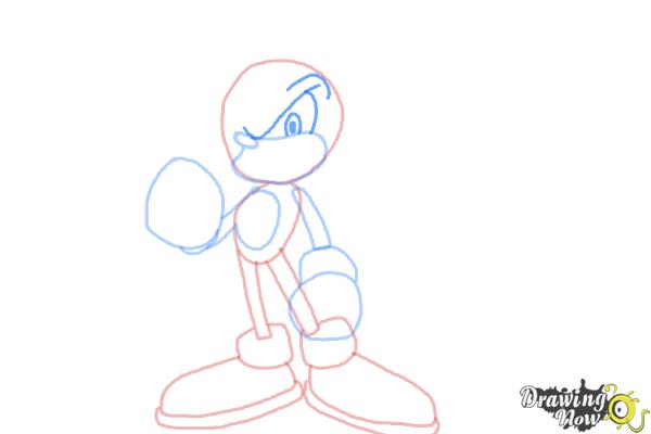 How to Draw Super Sonic - Step 7 How to Draw Super Sonic - Step 7