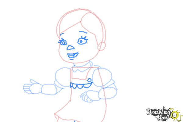 How to Draw Susie Sunshine from Doc Mcstuffins - Step 6 How to Draw Susie Sunshine from Doc Mcstuffins - Step 6