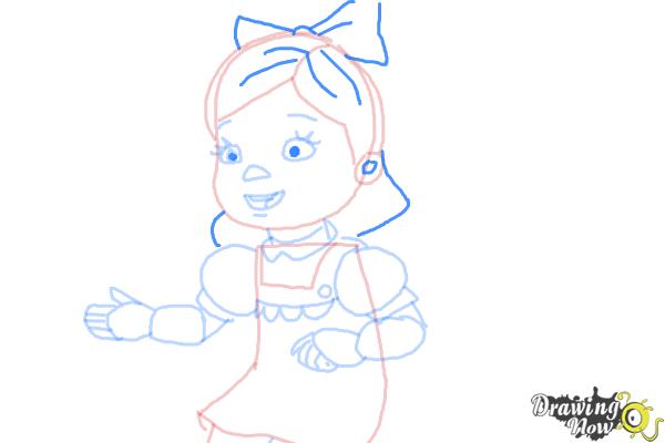How to Draw Susie Sunshine from Doc Mcstuffins - Step 7 How to Draw Susie Sunshine from Doc Mcstuffins - Step 7