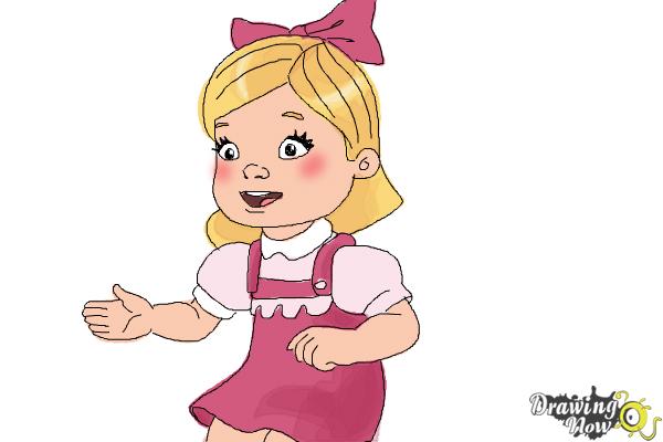 How to Draw Susie Sunshine from Doc Mcstuffins - Step 9 How to Draw Susie Sunshine from Doc Mcstuffins - Step 9