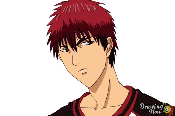 How to Draw Taiga Kagami from Kuroko'S Basketball - Step 12 How to Draw Taiga Kagami from Kuroko'S Basketball - Step 12