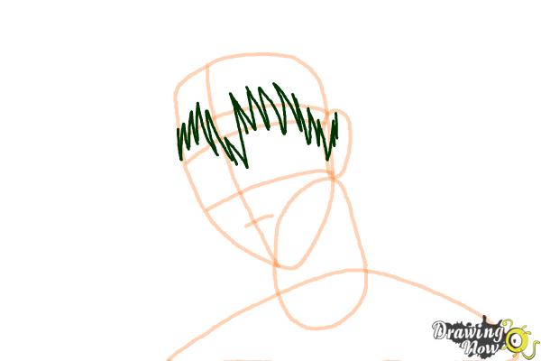 How to Draw Taiga Kagami from Kuroko'S Basketball - Step 5 How to Draw Taiga Kagami from Kuroko'S Basketball - Step 5