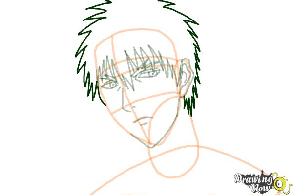 How to Draw Taiga Kagami from Kuroko'S Basketball - Step 8 How to Draw Taiga Kagami from Kuroko'S Basketball - Step 8