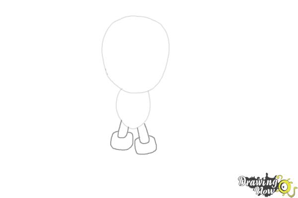 How to Draw Tails From Sonic 2 - Step 2 How to Draw Tails From Sonic 2 - Step 2