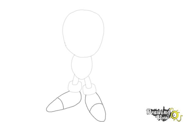 How to Draw Tails From Sonic 2 - Step 3 How to Draw Tails From Sonic 2 - Step 3