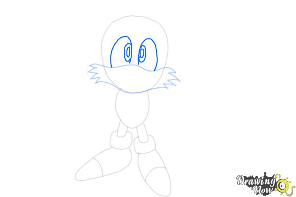 How to Draw Tails From Sonic 2 - Step 5 How to Draw Tails From Sonic 2 - Step 5